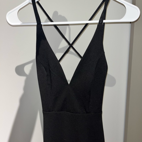 Lulus All this Allure Black Strappy Backless Mermaid Maxi Dress - Picture 4 of 7